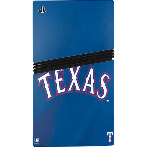 MLB Texas Rangers Alternate/Away Jersey PS5 Pro Console Skin