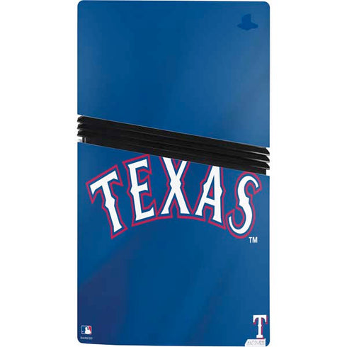 MLB Texas Rangers Alternate/Away Jersey PS5 Pro Console Skin