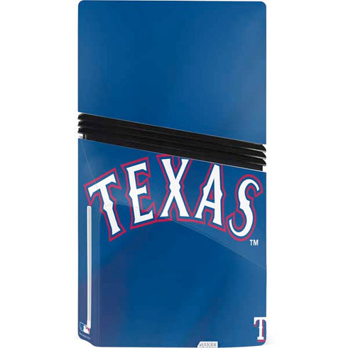 MLB Texas Rangers Alternate/Away Jersey PS5 Pro Disk Console Skin
