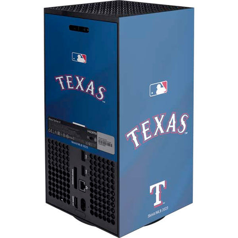 MLB Texas Rangers Alternate/Away Jersey XBox Series X Digital Edition Console Skin