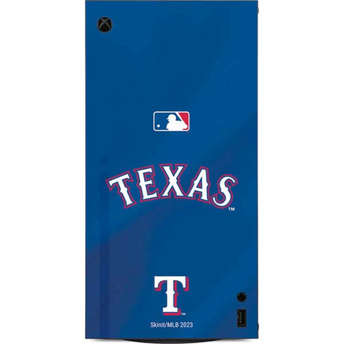 MLB Texas Rangers Alternate/Away Jersey XBox Series X Digital Edition Console Skin