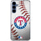 MLB Texas Rangers Game Ball Galaxy A55 5G Clear Case