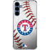 MLB Texas Rangers Game Ball Galaxy A55 5G Clear Case