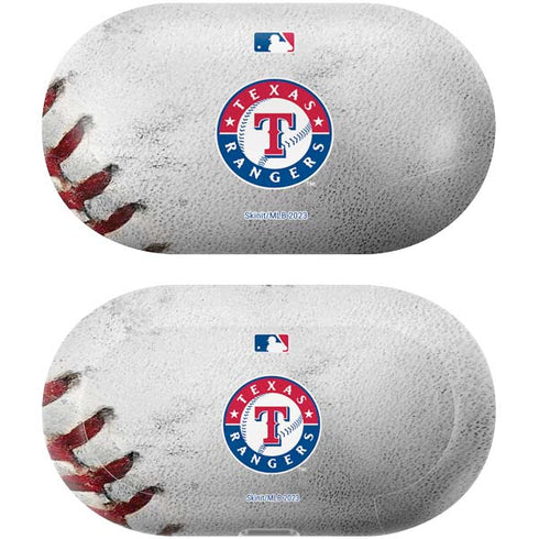 MLB Texas Rangers Game Ball Galaxy Buds Plus Skin