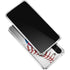 MLB Texas Rangers Game Ball Galaxy S24 FE Clear Case