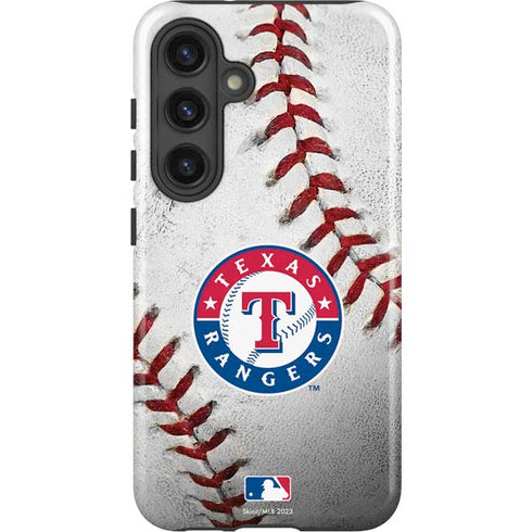 MLB Texas Rangers Game Ball Galaxy S25 Impact Case