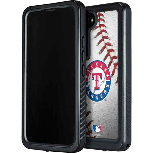 MLB Texas Rangers Game Ball Galaxy S24 Plus Waterproof Case