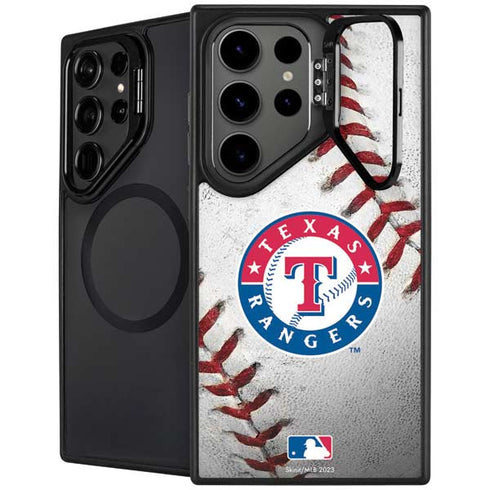 MLB Texas Rangers Game Ball Galaxy S25 Ultra Kickstand Case