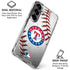 MLB Texas Rangers Game Ball Galaxy S26 Clear Case