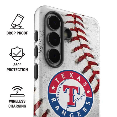 MLB Texas Rangers Game Ball Galaxy S26 Impact Case
