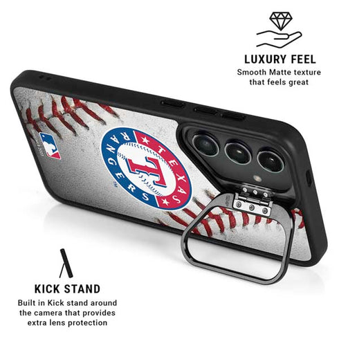 MLB Texas Rangers Game Ball Galaxy S26 Plus Kickstand Case