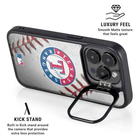 MLB Texas Rangers Game Ball iPhone 13 Pro Kickstand Case