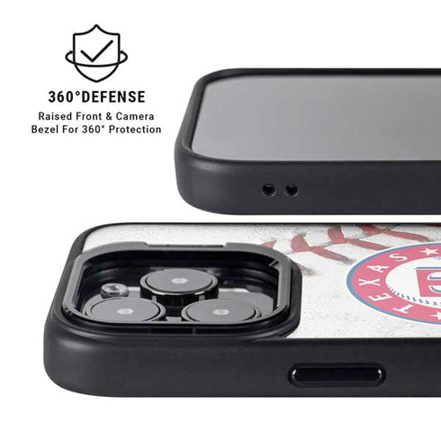 MLB Texas Rangers Game Ball iPhone 13 Pro Kickstand Case