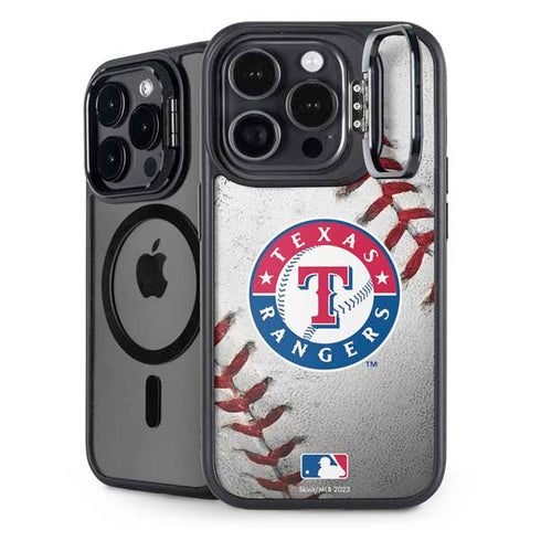 MLB Texas Rangers Game Ball iPhone 14 Pro Max Kickstand Case