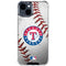 MLB Texas Rangers Game Ball iPhone 15 Clear Case