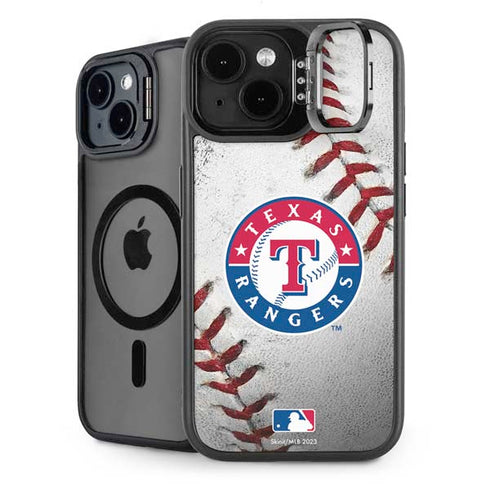 MLB Texas Rangers Game Ball iPhone 15 Kickstand Case