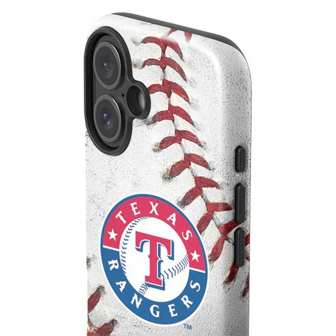 MLB Texas Rangers Game Ball iPhone 16 Plus Impact Case