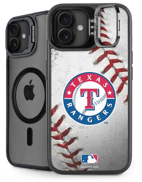 MLB Texas Rangers Game Ball iPhone 16 Plus Kickstand Case