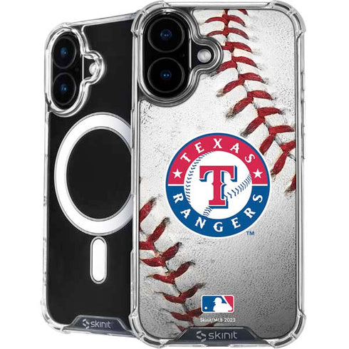 MLB Texas Rangers Game Ball iPhone 16 Plus MagSafe Case