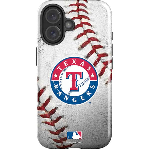 MLB Texas Rangers Game Ball iPhone 16 Plus Magsafe Impact Case