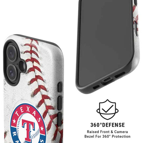 MLB Texas Rangers Game Ball iPhone 16 Plus Magsafe Impact Case