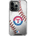 MLB Texas Rangers Game Ball iPhone 16 Pro Clear Case