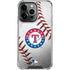 MLB Texas Rangers Game Ball iPhone 16 Pro Max Clear Case