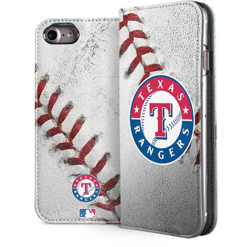 MLB Texas Rangers Game Ball iPhone 7 Folio Case