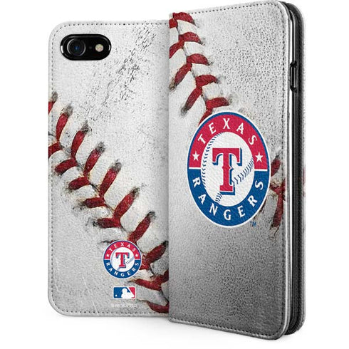 MLB Texas Rangers Game Ball iPhone SE (2nd & 3rd Gen) Folio Case