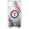 MLB Texas Rangers Game Ball iPhone XS Clear Case
