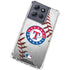 MLB Texas Rangers Game Ball Moto G Play 5G (2025) Clear Case