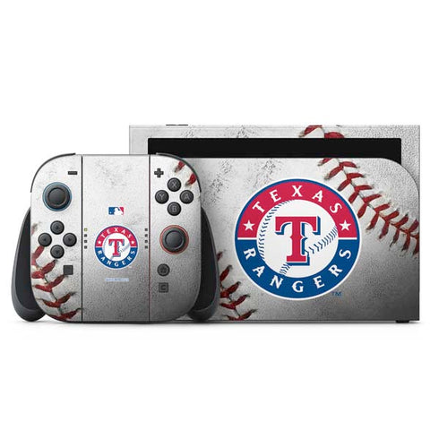 MLB Texas Rangers Game Ball Nintendo Skins