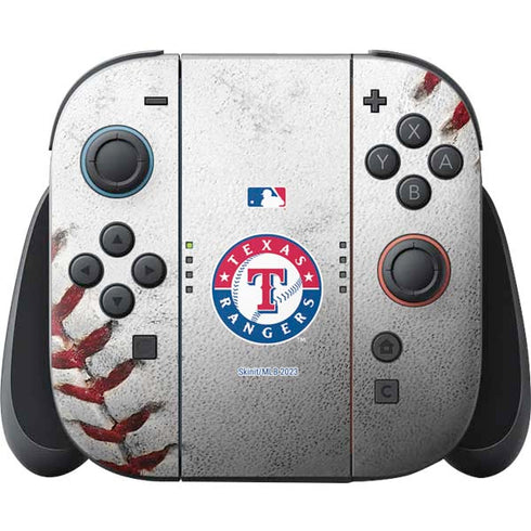 MLB Texas Rangers Game Ball Nintendo Switch 2 (2025) Joy-Con Controller Skin