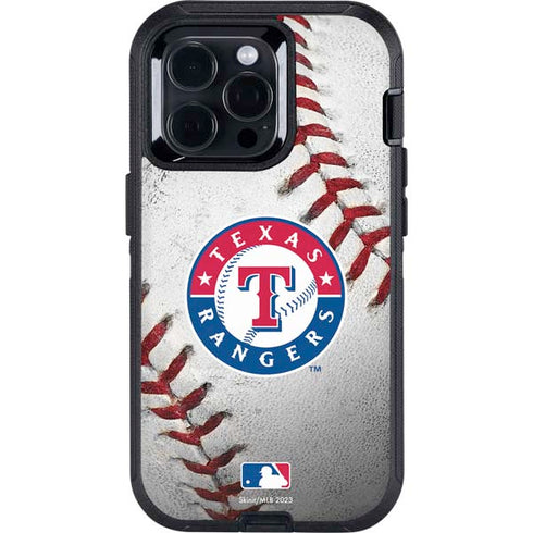 MLB Texas Rangers Game Ball Otterbox Defender iPhone Skin