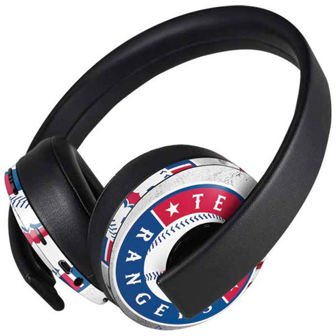 MLB Texas Rangers Game Ball PlayStation 4 Gold Wireless Headset Skin