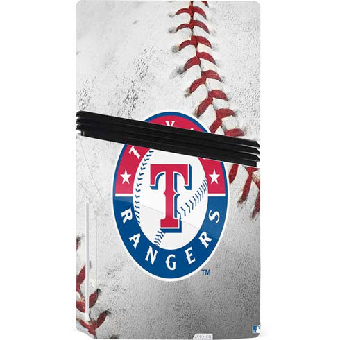MLB Texas Rangers Game Ball PS5 Pro Disk Console Skin