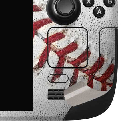 MLB Texas Rangers Game Ball Steam Deck Handheld Gaming Computer OLED Skin
