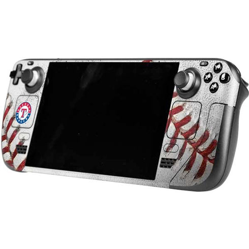 MLB Texas Rangers Game Ball Steam Deck Handheld Gaming Computer Skin