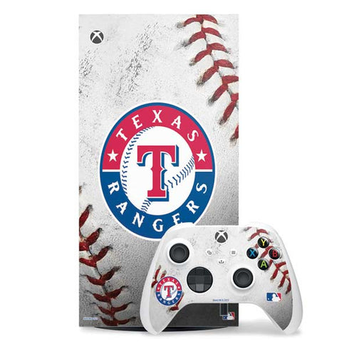 MLB Texas Rangers Game Ball Xbox Series X Skins