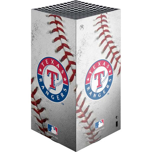 MLB Texas Rangers Game Ball XBox Series X Digital Edition Console Skin