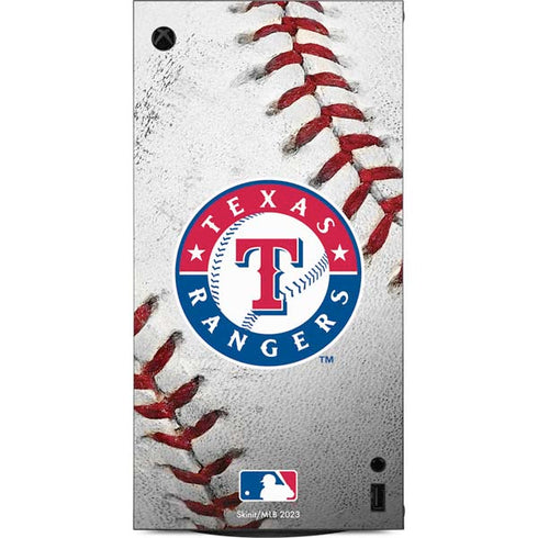 MLB Texas Rangers Game Ball XBox Series X Digital Edition Console Skin