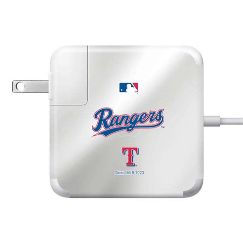 MLB Texas Rangers Home Jersey 85W Power Adapter (15 and 17 inch MacBook Pro Charger) Skin