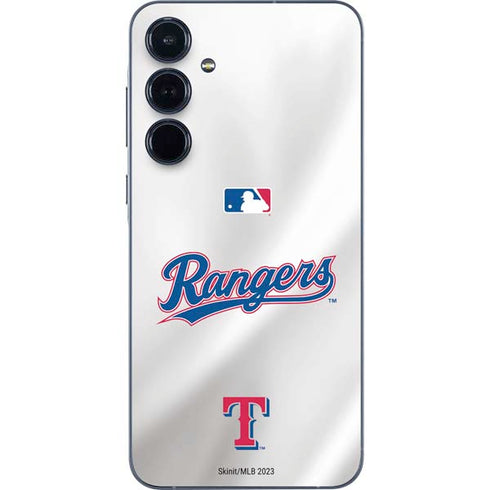 MLB Texas Rangers Home Jersey Galaxy A36 5G Skin