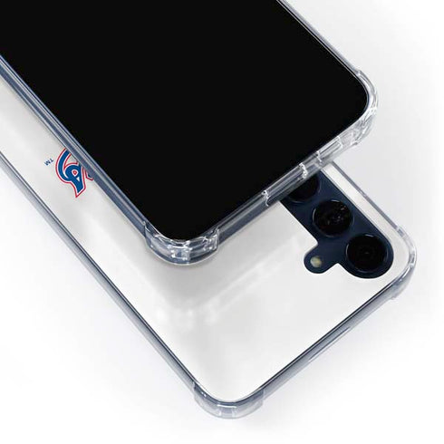 MLB Texas Rangers Home Jersey Galaxy A55 5G Clear Case