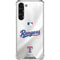 MLB Texas Rangers Home Jersey Galaxy S24 FE Clear Case