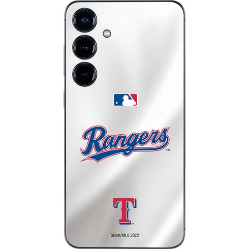 MLB Texas Rangers Home Jersey Galaxy S25 Plus Skin