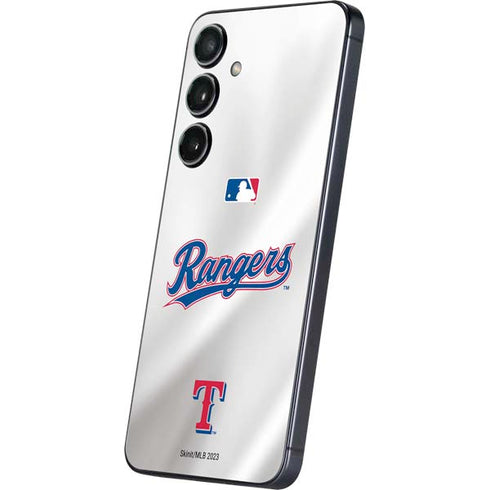 MLB Texas Rangers Home Jersey Galaxy S25 Plus Skin