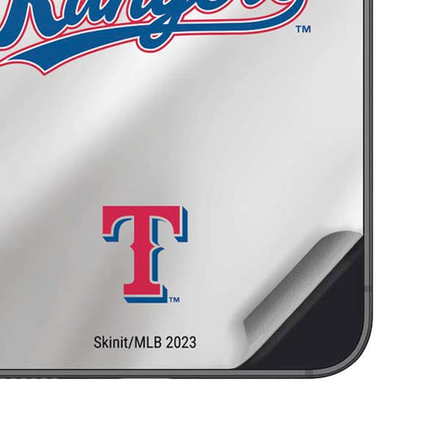 MLB Texas Rangers Home Jersey Galaxy S24 Plus Skin