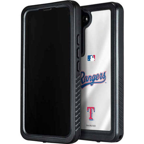 MLB Texas Rangers Home Jersey Galaxy S24 Plus Waterproof Case