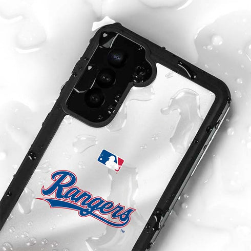 MLB Texas Rangers Home Jersey Galaxy S24 Plus Waterproof Case
